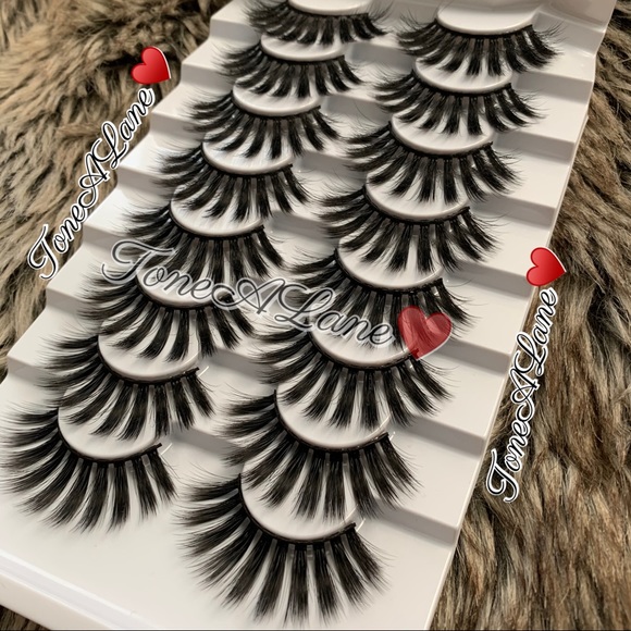 Mink Eyelashes Lashes Wispy 8d Eyelashes Lashes 8x - Picture 2 of 2